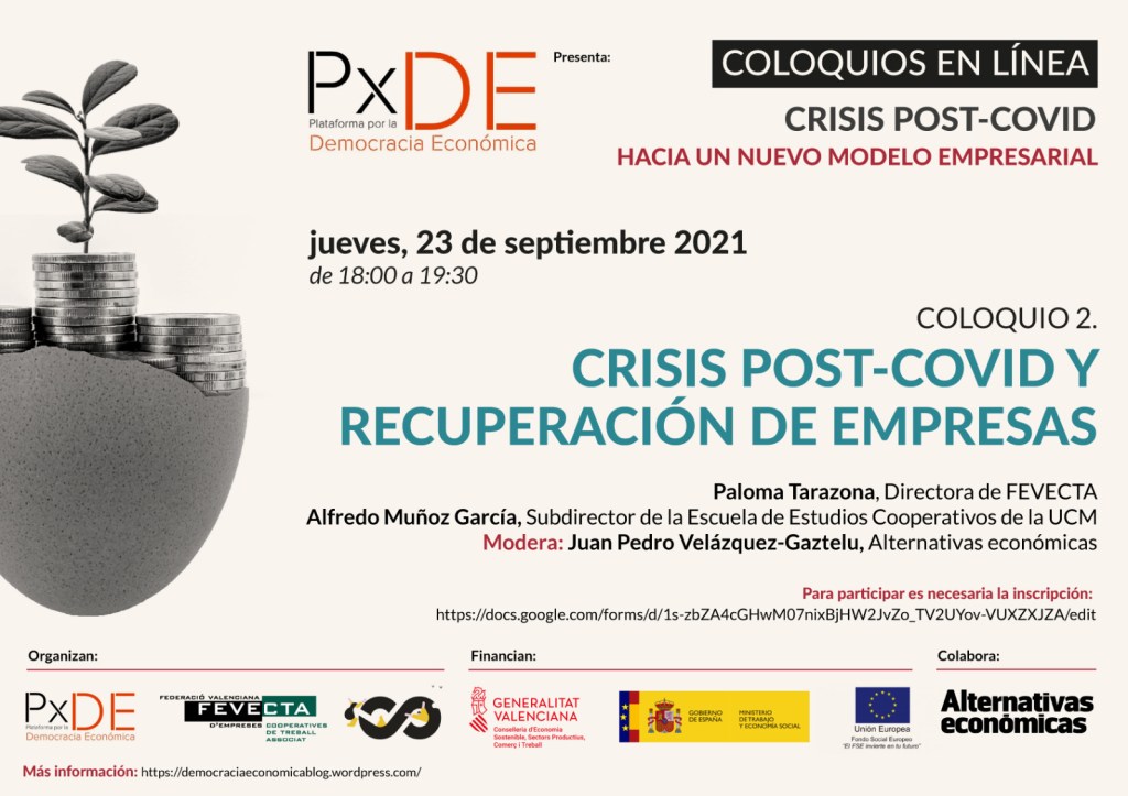 COLOQUIO EN LINEA: RECUPERACIÓN DE EMPRESAS: ¿CON QUÉ INSTRUMENTOS CONTAMOS?